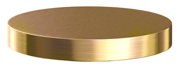 IDEAL HOLE CAP IN PVD BRUSHED GOLD STAINLESS STEEL